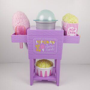 American Girl WellieWishers Popcorn Cotton Candy Cart COMPLETE WORKS